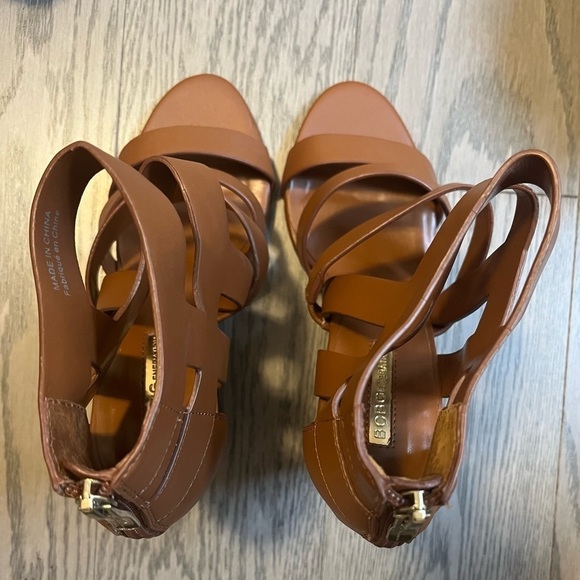 BCBGeneration: Zip  Up Strap Heels - Picture 4 of 7